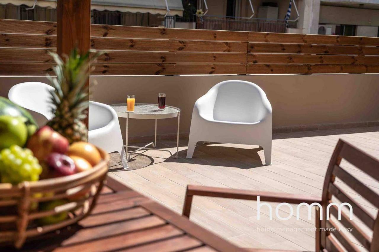 Nemeseos 1St Floor Homm Apartment With Roof Garden And Wading Pool เอเธนส์ ภายนอก รูปภาพ